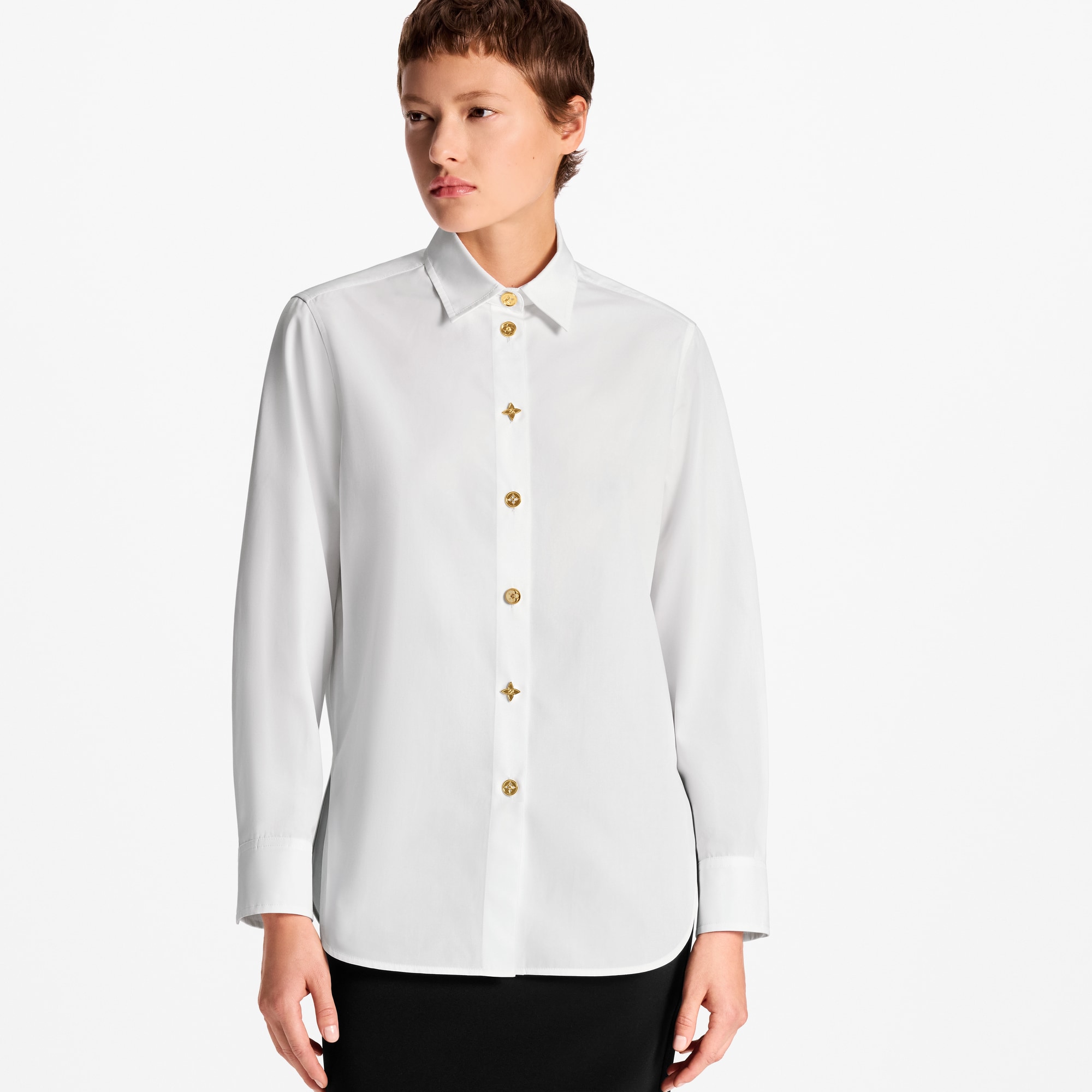 Monogram Button Shirt - Women - Ready-to-Wear | LOUIS VUITTON ®